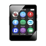 Lecteur mp3 bluetooth 5. 0 hd 16gb son haute fid�lit� portable noir yonis