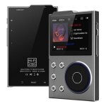 Lecteur mp3 bluetooth hifi dsd256 16 go ecran 2, 4 pouces radio fm gris yonis