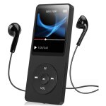 Lecteur mp3 avec bluetooth, lecteur de musique portable hifi mp3 mp4 avec cran de 1, 77 pouces, lecteur ...