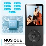 Lecteur mp3 classique, lecture de musique hi - fi sans perte, lecteur mp3 sportif walkman portable, lecteur ...