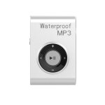 Lecteur mp3 etanche ipx8 avec clip et ecouteurs fm 4gb bleu sport plonge blanc yonis