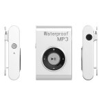 Lecteur mp3 etanche ipx8 avec ecouteurs fm 8gb pour natation et plonge blanc yonis