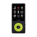 Lecteur mp3 / mp4 8go avec bluetooth ecran lcd en couleur lenco noir / vert