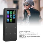 Lecteur mp3 de musique de poche, bluetooth 5. 0, hifi, sans perte, haut - parleur hd intgr, avec radio ...