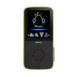 Lecteur mp3 de sport 4gb avec podom�tre ecran tft 1. 8 pouces et enregistreur vocal lenco noir / vert ...