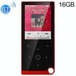 Lecteur mp4 bluetooth ecran tactile 2. 4 pouces 16gb audio vid�o haute qualit� rouge yonis