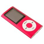 Lecteur mp4 ecran 1. 8 pouces 16gb avec ecouteurs et c�ble noir rouge yonis