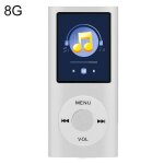Lecteur mp4 ecran tft 1. 8 pouces 8g tf carte ecouteurs c�ble bleu argent yonis