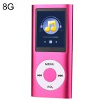 Lecteur mp4 ecran tft 1. 8 pouces 8g tf carte ecouteurs c�ble bleu rose 2 yonis
