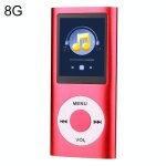 Lecteur mp4 ecran tft 1. 8 pouces 8g tf carte ecouteurs c�ble bleu rouge yonis