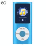 Lecteur mp4 ecran tft 1. 8 pouces 8g tf carte ecouteurs cble bleu bleu yonis