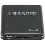 Lecteur multimédia portable 4k, mini lecteur multimédia hd 1080p hd av usb hdmi avec télécommande, lecteur ... Lecteur multimédia portable 4k, mini lecteur multimédia hd 1080p hd av usb hdmi avec télécommande, lecteur ...