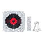 Lecteur de musique cd portable mural, compatible bluetooth, radio fm, haut - parleur stro, lecteur ...