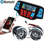 Lecteur de musique pour moto et v�lo �lectrique avec bluetooth, radio fm et conception �tanche