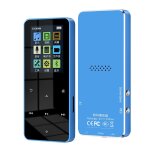 Lecteur de musique mp3 mp4 tactile en mtal de 2. 0 pouces, bluetooth 5. 0, prend en charge la carte, ...
