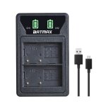 Led double intgr usb chargeur de batterie pour appareil photo nikon en - el3e el3e el3a d50 d70s d80 ...