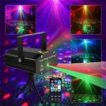 Led laser lampe de scène, light projecteur stroboscopique parti lumière soirée boule à facette à télécommande ... Led laser lampe de scène, light projecteur stroboscopique parti lumière soirée boule à facette à télécommande ...