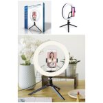 Led lumi�re ring anneau tr�pied 25cm perche selfie ring light pour vid�o / photo / youtube lampe r�glable ...