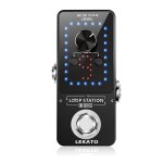Lekato pédale d'effet de guitare looper 9 boucles 40 minutes station de boucle de temps d'enregistrement ... Lekato pédale d'effet de guitare looper 9 boucles 40 minutes station de boucle de temps d'enregistrement ...