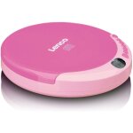 Lenco cd - 011 lecteur cd portable rose