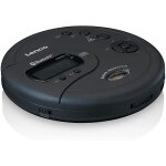 Lenco cd - 300 lecteur cd portable walkman bluetooth mp3 noir