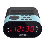 Lenco cr - 07 blue radio portable noir, bleu