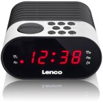 Lenco cr - 07 horloge noir et blanc