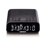 Lenco cr - 606bk - radio - r�veil avec dab + / fm, bluetooth et grand �cran lcd r�glable - noir