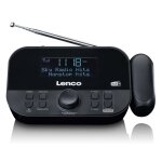 Lenco cr - 615bk - radio - r�veil dab + / fm avec projection de l'heure - noir