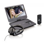 Lenco dvp - 1010 lecteur dvd portable convertible 10  1024 x 600 noir