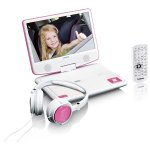 Lenco dvp - 910 lecteur dvd portable 9 blanc / rose Lenco dvp - 910 lecteur dvd portable 9 blanc / rose