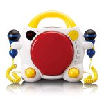 Lenco kcd - 011kids - lecteur cd karaok� portable avec bluetooth pour enfants - multicolore