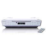Lenco kcr - 150wh - radio de cuisine et lecteur cd - blanc
