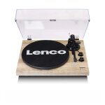 Lenco lbt - 188pi - platine avec transmission bluetooth, bois - bois