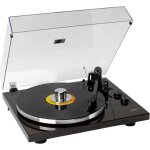Lenco lbt - 345wa - platine vinyle avec bluetooth et cellule ortofon 2m red, stabilisateur de plateau ...