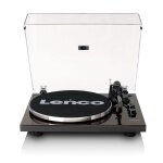 Lenco lbt - 345wa - platine vinyle avec bluetooth et cellule ortofon 2m red, stabilisateur de plateau ...