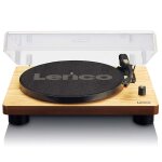 Lenco ls - 50wd - platine avec haut - parleurs int�gr�s et encodage usb - bois / euro / type - c (cee ...