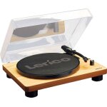 Lenco ls - 50wd - platine avec haut - parleurs int�gr�s et encodage usb - bois / euro / type - c (cee ...