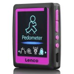 Lenco podo - 152 pink - lecteur mp3 / mp4 avec podomtre et mmoire de 4 go - rose