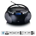 Lenco scd - 331bk - radio et lecteur cd / mp3 portable avec usb et bluetooth - radio aliment�e par batterie ...