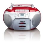 Lenco scd - 420 noir, rouge lecteur cd portable