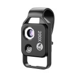 Lentille de microscope à grossissement 200x avec lumière led portable cpl, micro lentilles macro de poche ... Lentille de microscope à grossissement 200x avec lumière led portable cpl, micro lentilles macro de poche ...