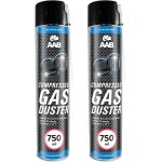Letnerny - 2 x bombe depoussierante 750ml, prparation en spray de air comprim, dpoussirant informatique, ...