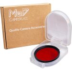 Letnerny - 58mm red colour correction camera lens filter - rduit les reflets, amliore le contraste ...