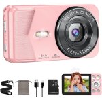 Letnerny - appareil photo numrique 4k 64 mp compact avec m au point automatique et zoom numrique 18x, ...