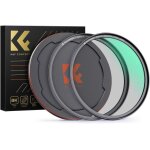 Letnerny - filtre polarisant 58mm cpl magntique installer rapide avec bague base et bouchon devant en ...