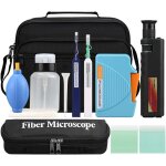 Letnerny - kit de nettoyage de fibre optique 12 pièces avec cartouche de nettoyage loupe pour connecteurs ... Letnerny - kit de nettoyage de fibre optique 12 pièces avec cartouche de nettoyage loupe pour connecteurs ...