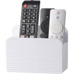 Letnerny - support mural adhsif pour tlcommande tv, ct lit, panier de rangement pour 2 ou 4 tlcommandes ...