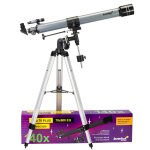 Levenhuk - blitz 70 plus - t�lescope r�fracteur 70 / 900 avec monture �quatoriale eq2