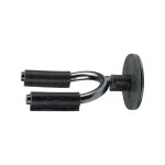 Levy's fghngr - smbk - stand mural en fer forg� smoke avec protections en cuir noires